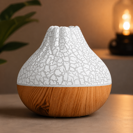 Volcano Flame Aroma Diffuser – White